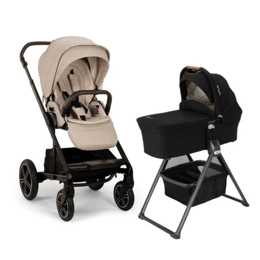 Nuna Mixx Next + Mixx Bassinet + Stand Stroller Bundle- Bambi Baby