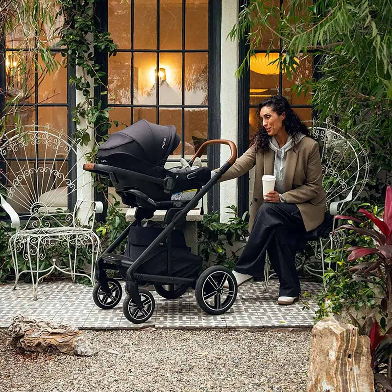 nuna infant car seat stroller Nuna MIXX Next + PIPA Aire RX Travel System