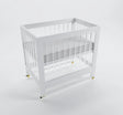 Melo Caress Foldable Crib- Standard Mini Crib Size - Bambi Baby