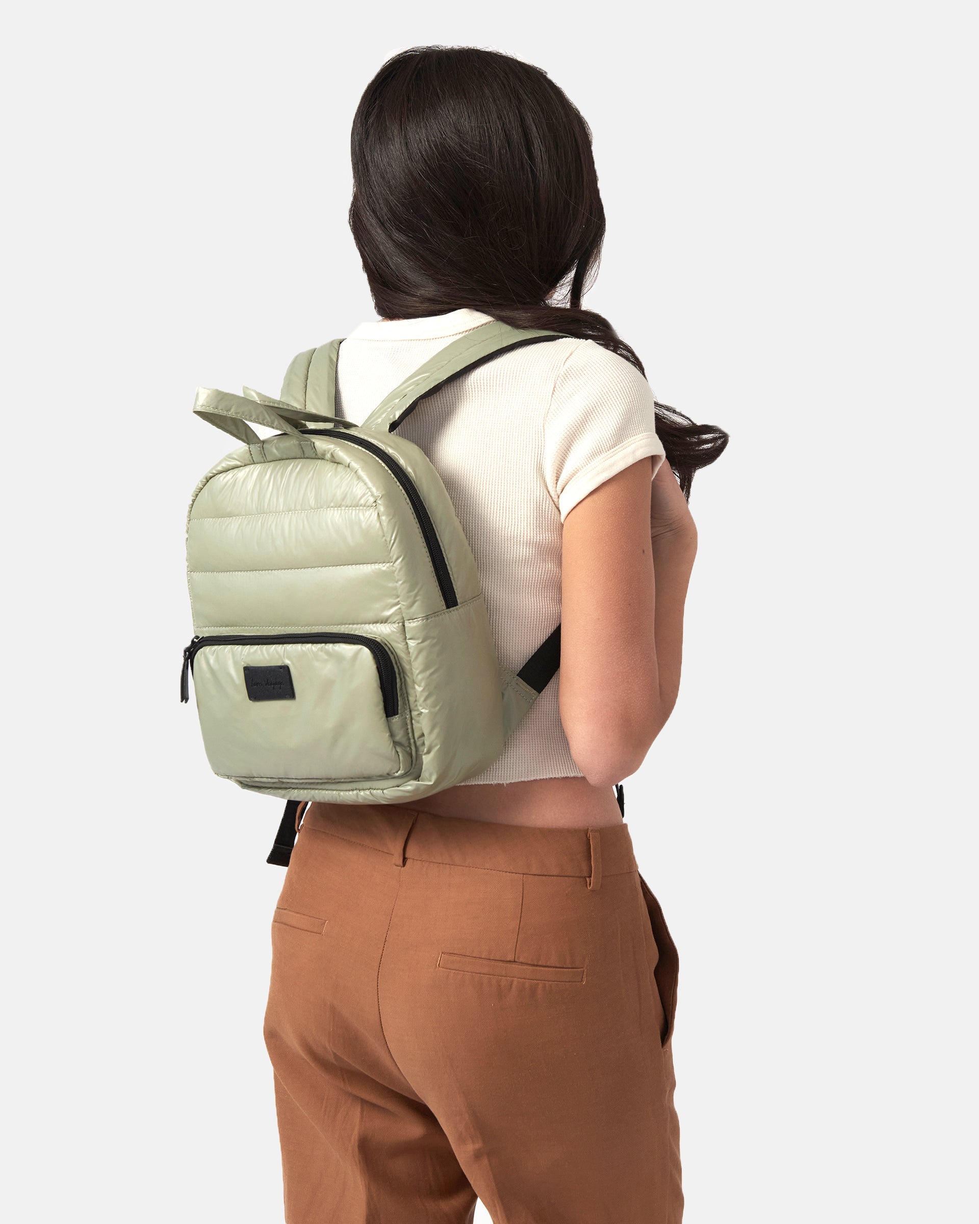7AM Enfant Midi Classic backpack - Matcha- Bambi Baby