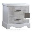 Mesa de cabeceira NEST Matisse Collection em Grigio e White Bark