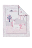 Oxford Baby Athena 3 pc Baby Crib Nursery Bedding Set - Bambi Baby