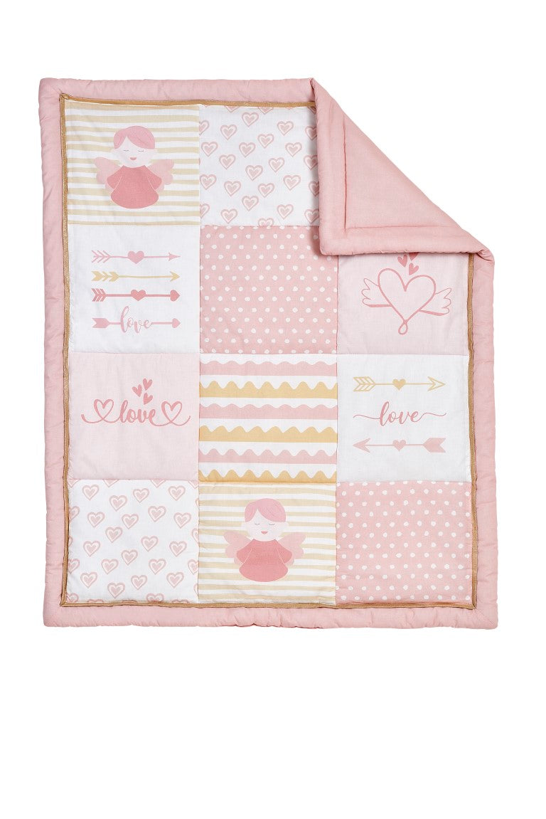 Oxford Baby Baby Love 4 pc Baby Crib Nursery Bedding Set- Bambi Baby