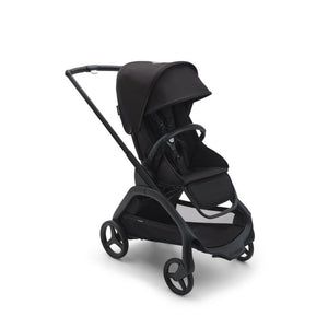 Midnight Black Bugaboo Dragonfly Complete Stroller - Side View | Bambi Baby