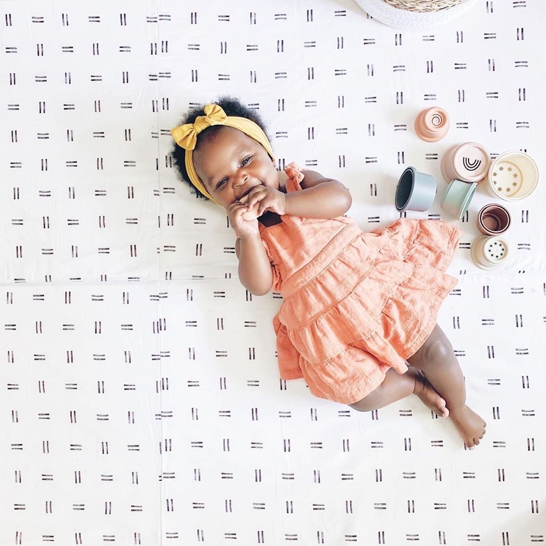 Toki Kids Mudcloth Organic Cotton Mat- Bambi Baby
