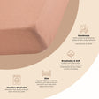 Crane Baby Muslin Fitted Crib Sheet - Bambi Baby