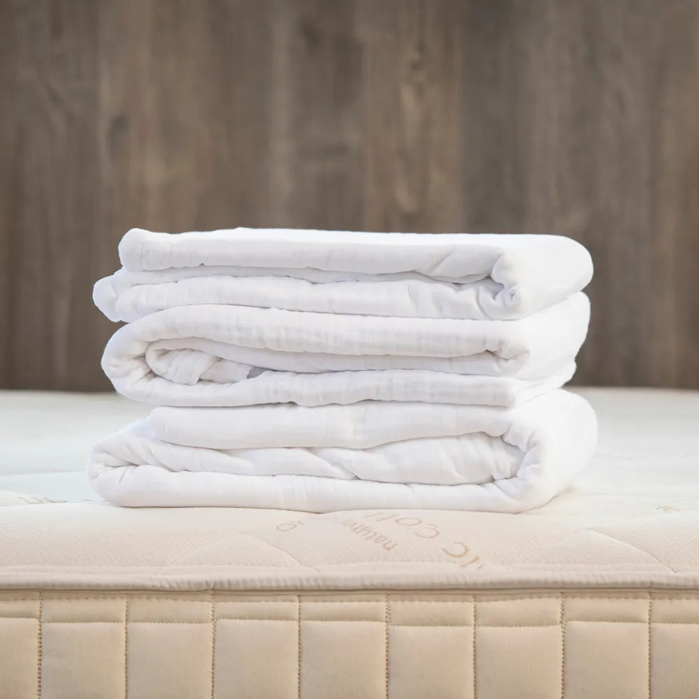Naturepedic Organic Cotton Breathable Muslin Duvet Covers & Shams- Bambi Baby