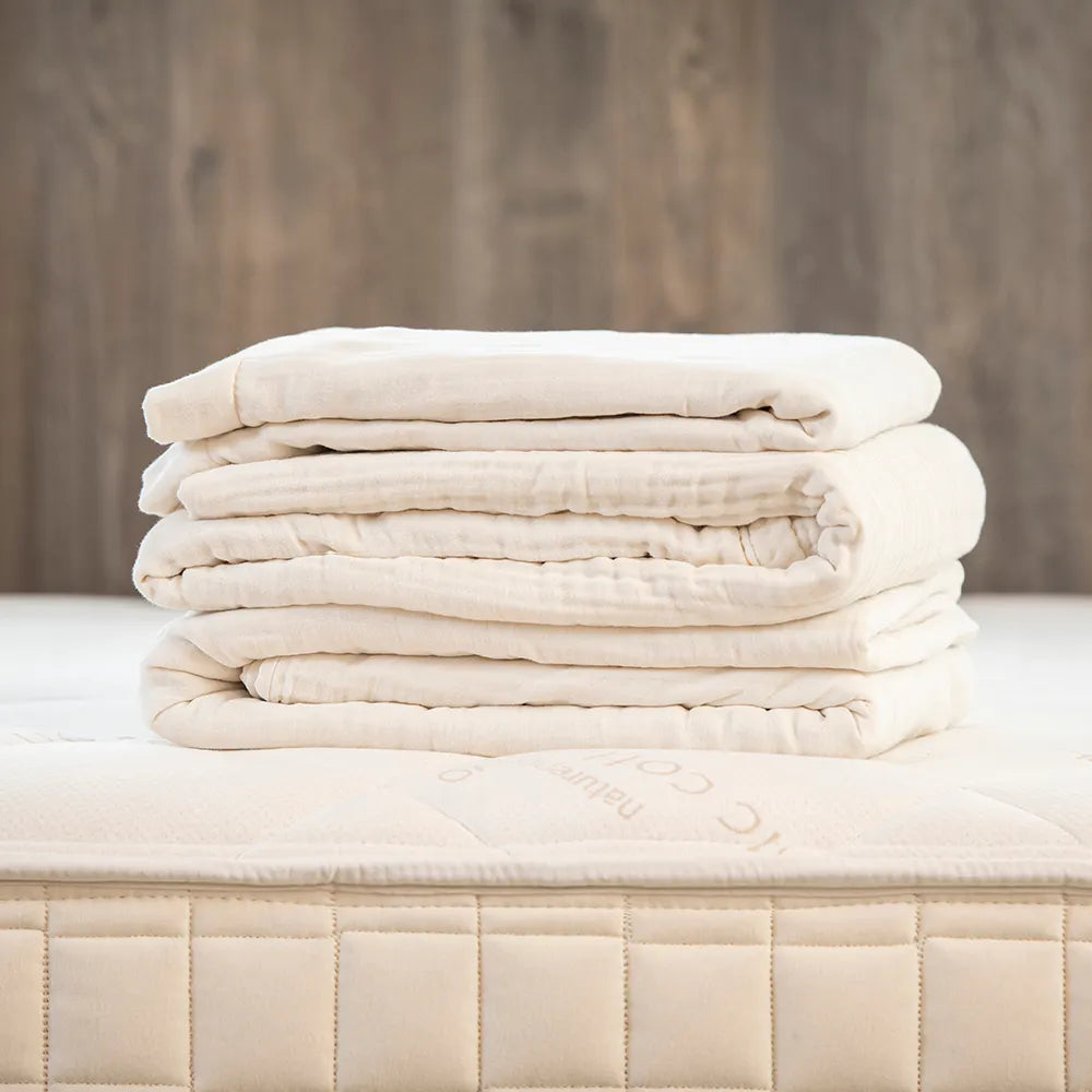 Naturepedic Organic Cotton Breathable Muslin Duvet Covers & Shams- Bambi Baby