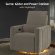 Maxi Cosi Dorian Swivel Glider and Power Recliner with Nightlight - Bambi Baby