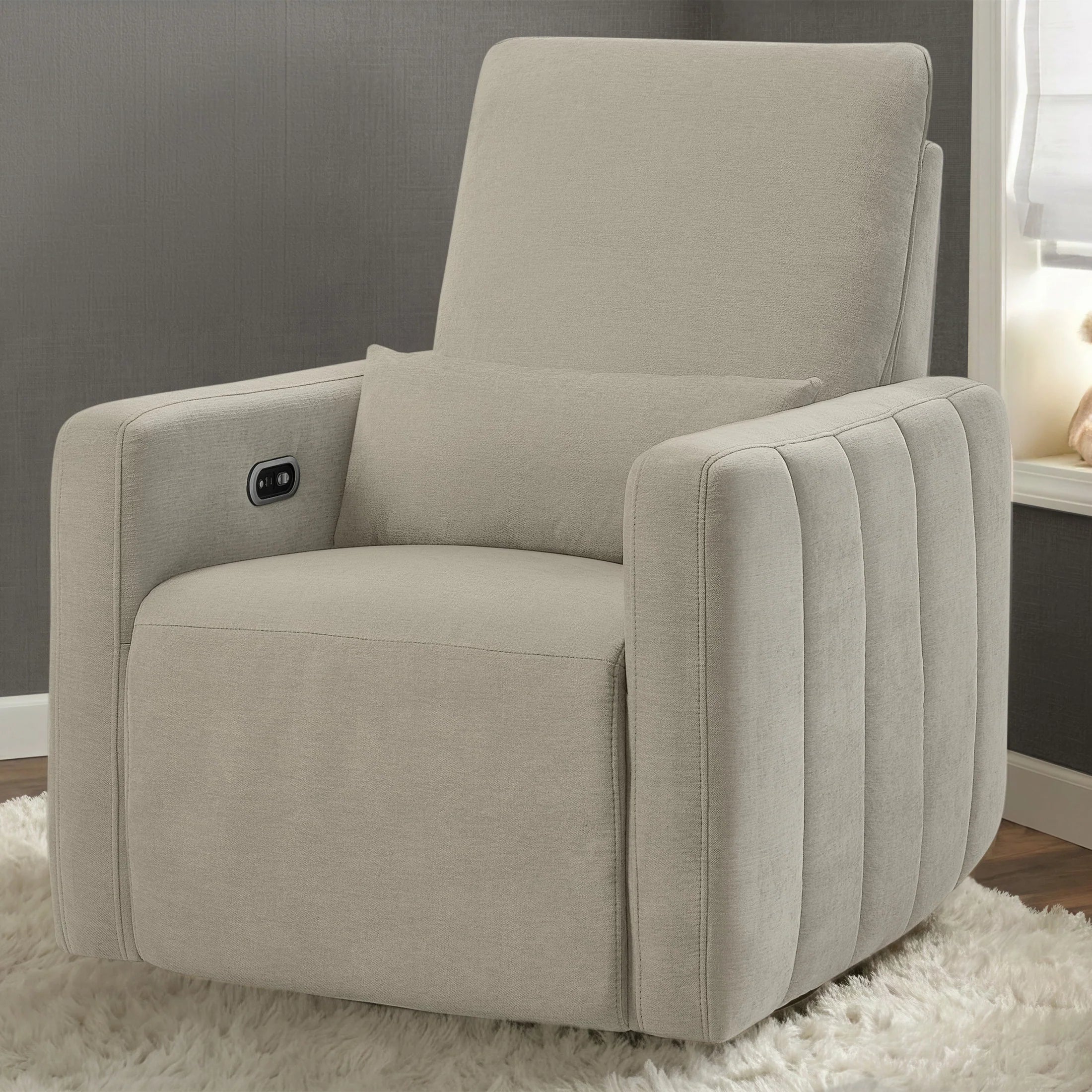 Maxi Cosi Dorian Swivel Glider and Power Recliner with Nightlight- Bambi Baby