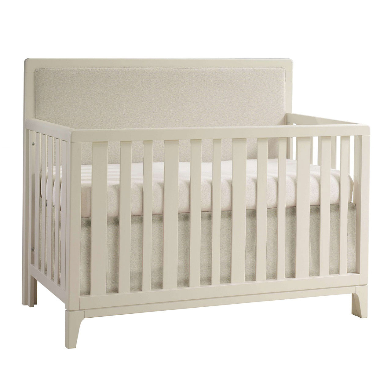Natart Kyoto Convertible Crib in Linen Talc Panel/Linen- Bambi Baby