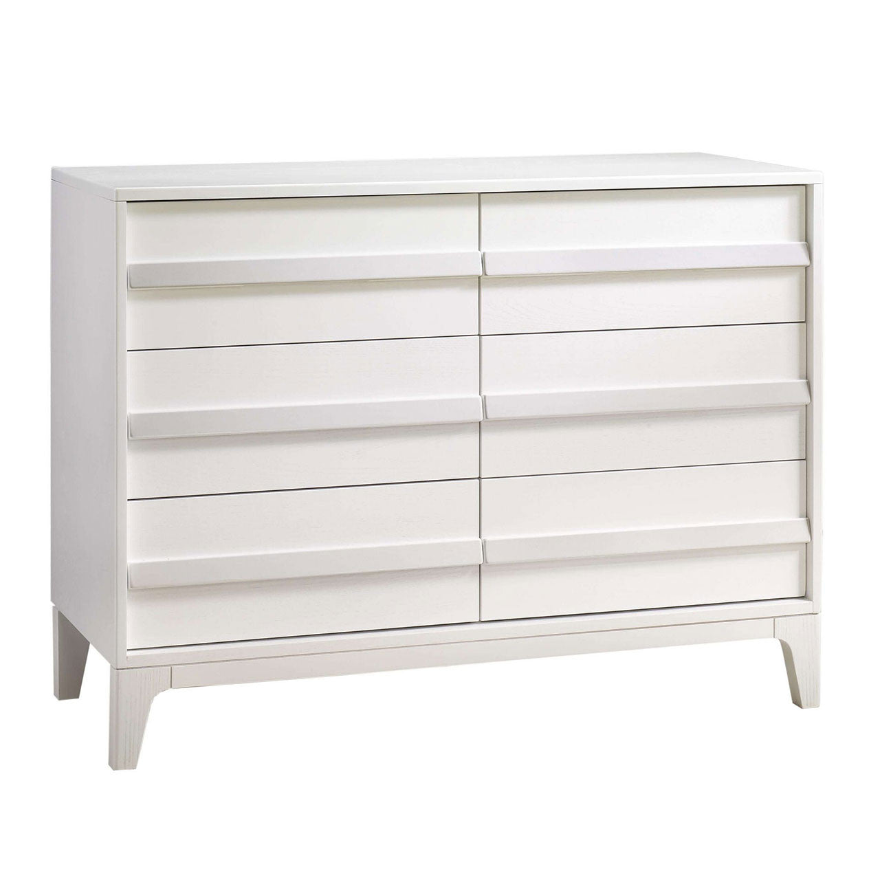 Natart Kyoto Double Dresser in White- Bambi Baby