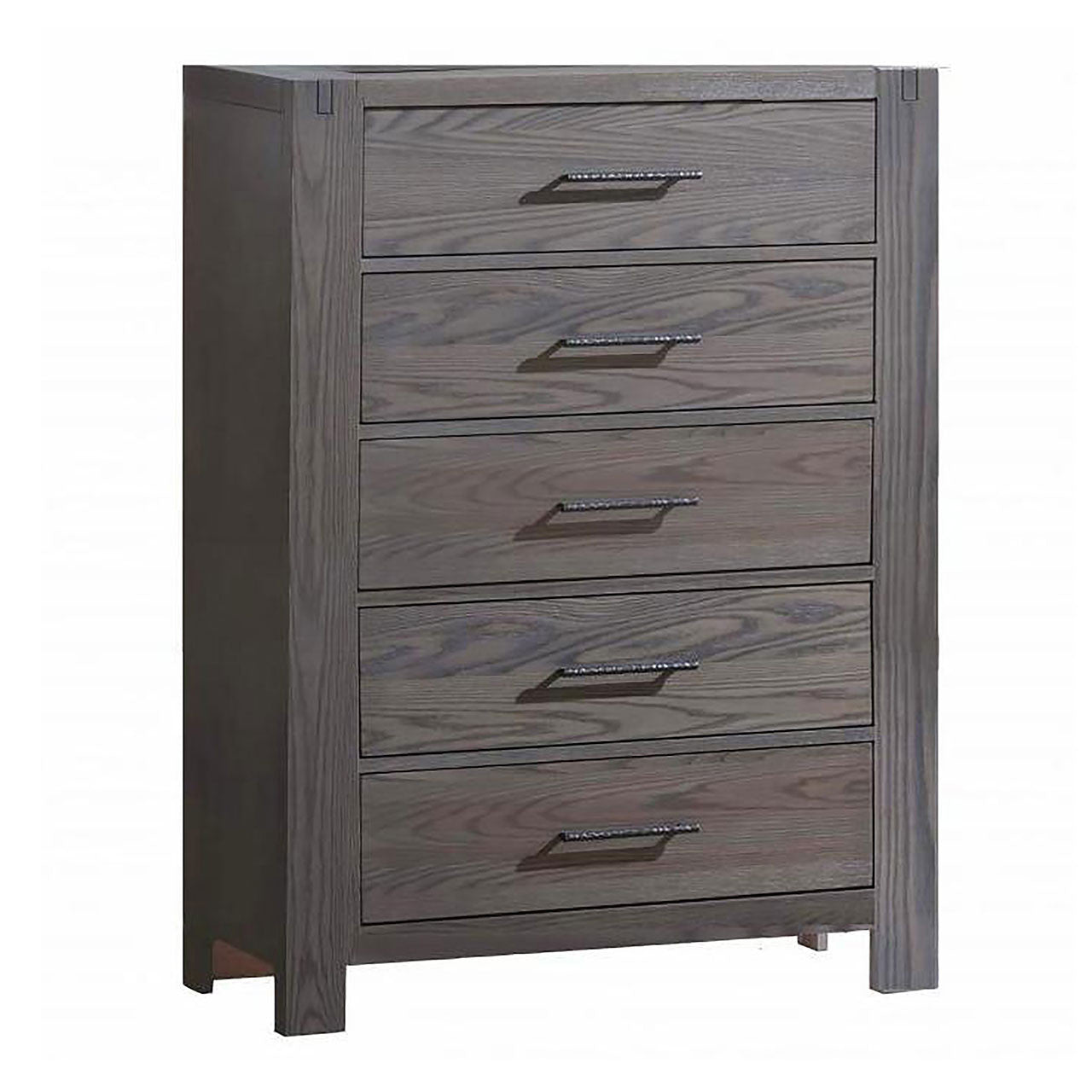 Natart Rustico Collection 5 Drawer Dresser in Grigio- Bambi Baby