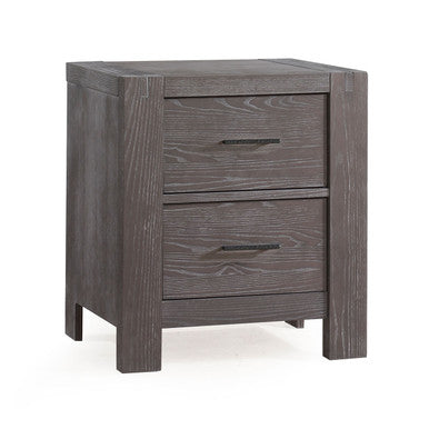 Natart Rustico Collection Nightstand in Grigio- Bambi Baby