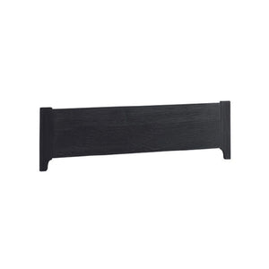 Dusk Charcoal Solid Ash Natart Palo Low Profile Footboard 54" - Front Angle | Bambi Baby