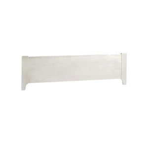 White Brushed Ash Natart Palo Low Profile Footboard 54" - Front Angle | Bambi Baby