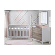 Natart Metro Conjunto de 2 peças - Berço conversível e cômoda com 3 gavetas - Bambi Baby