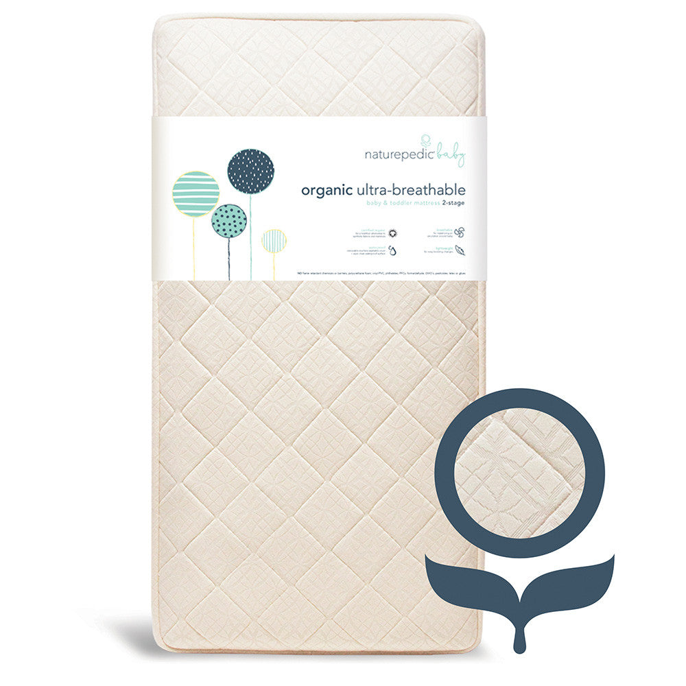 Naturepedic Ultra Breathable 2 Stage Crib Mattress- Bambi Baby