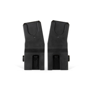 Black Silver Cross Nia Universal Car Seat Adapters - Front View | Bambi Baby