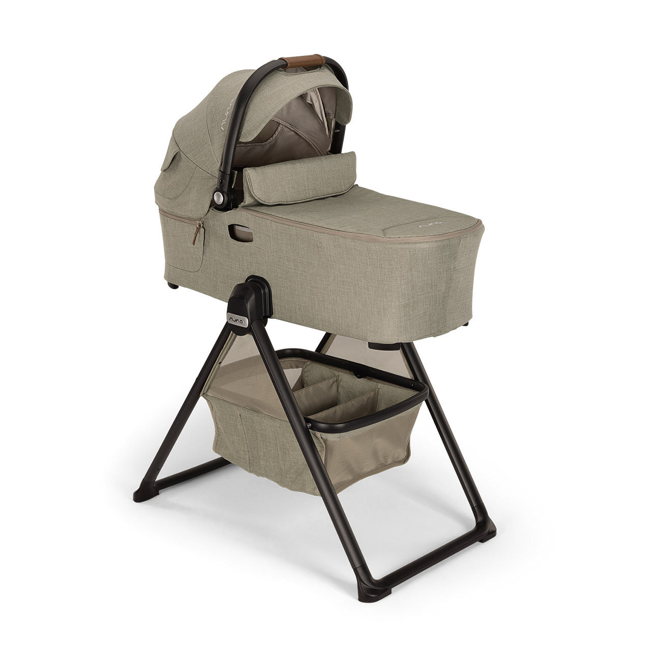 nuna stroller bassinet Nuna Demi Next Bassinet + Stand Biscotti