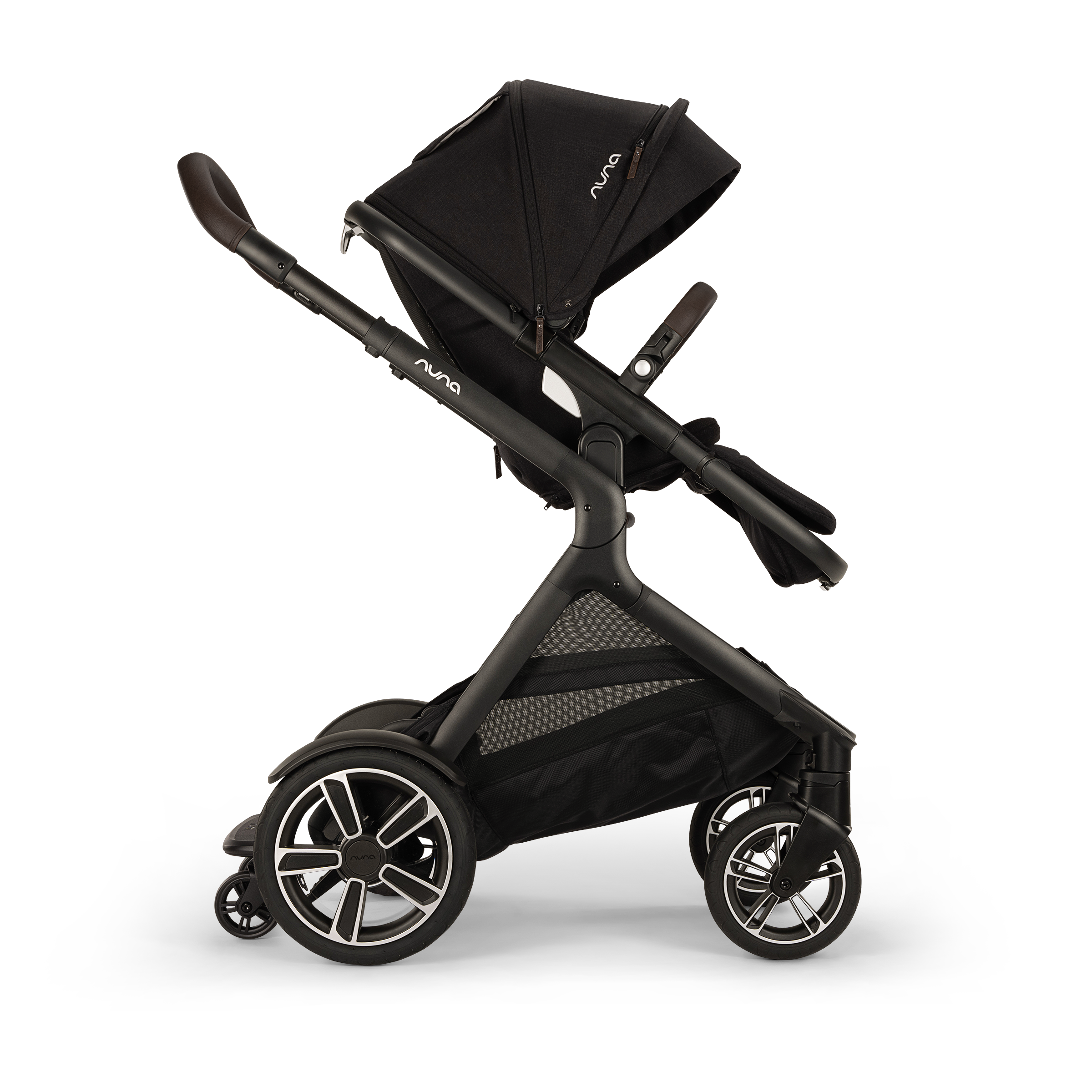 Nuna Demi Next TS + Pipa Aire RX Travel System - Caviar/Chocolate- Bambi Baby