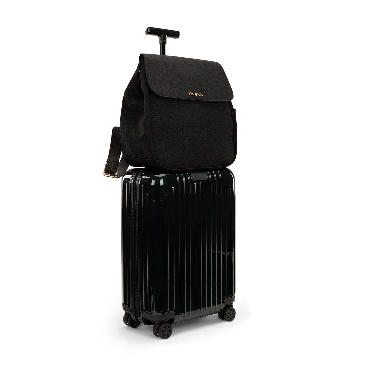 Nuna Diaper Bag in Caviar- Bambi Baby