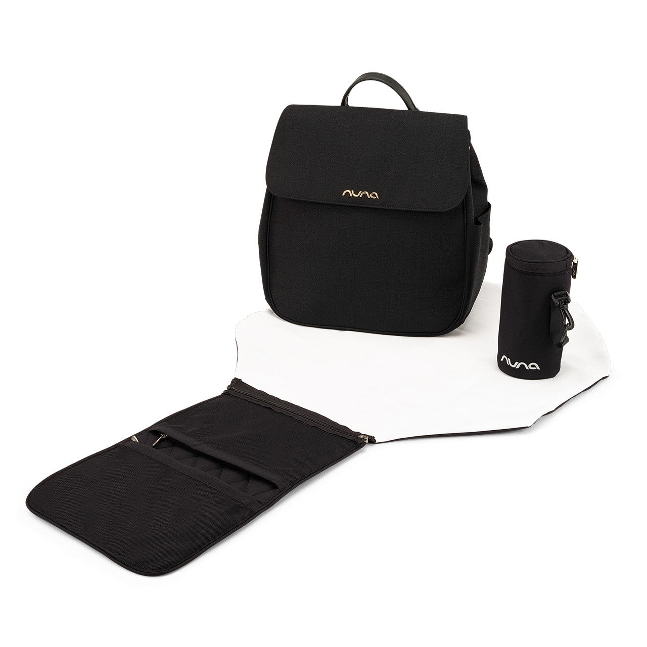 Nuna Diaper Bag in Caviar- Bambi Baby