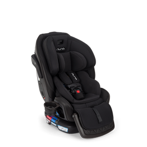 Caviar Black Nuna EXEC Next Convertible Car Seat - Side Angle with Cup Holder | Bambi Baby