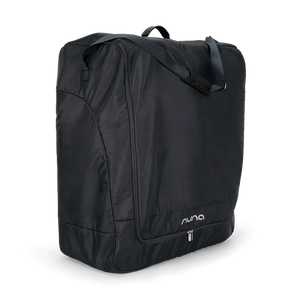 Indigo Nylon Nuna TRVL dubl Transport Bag - Front View | Bambi Baby