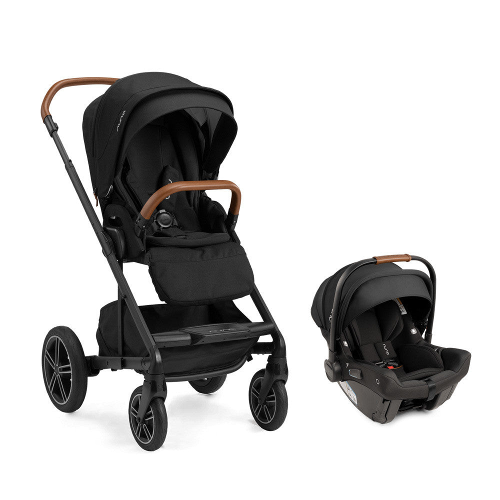 Nuna PIPA URBN + MIXX Next Travel System in Caviar- Bambi Baby