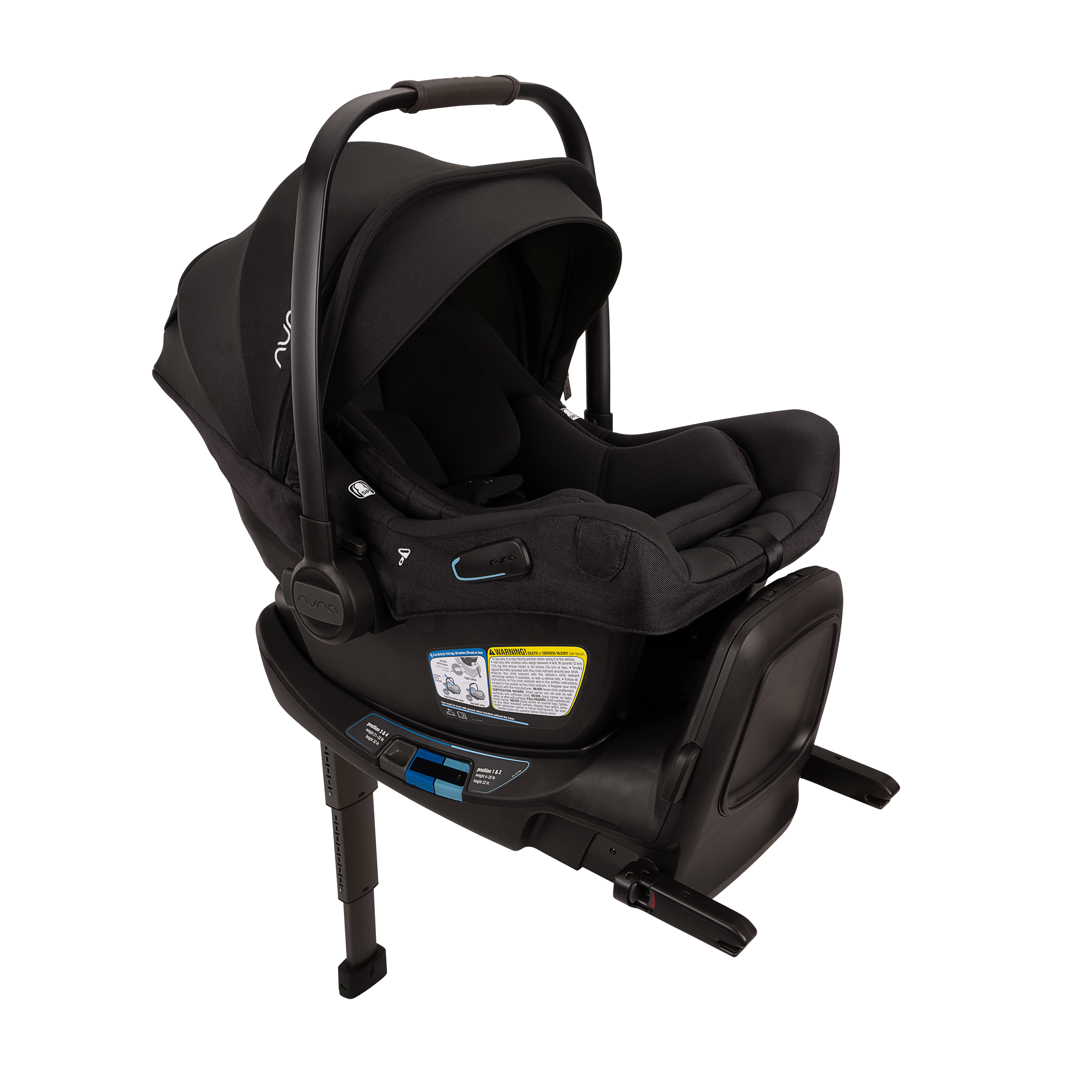 Nuna PIPA Aire RX Infant Car Seat with RELX base- Bambi Baby