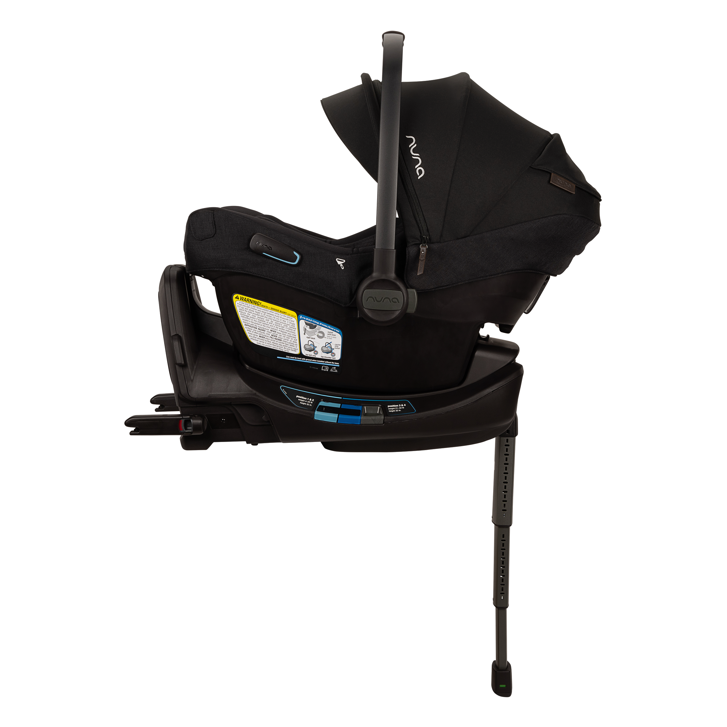 Nuna PIPA Aire RX Infant Car Seat with RELX base- Bambi Baby