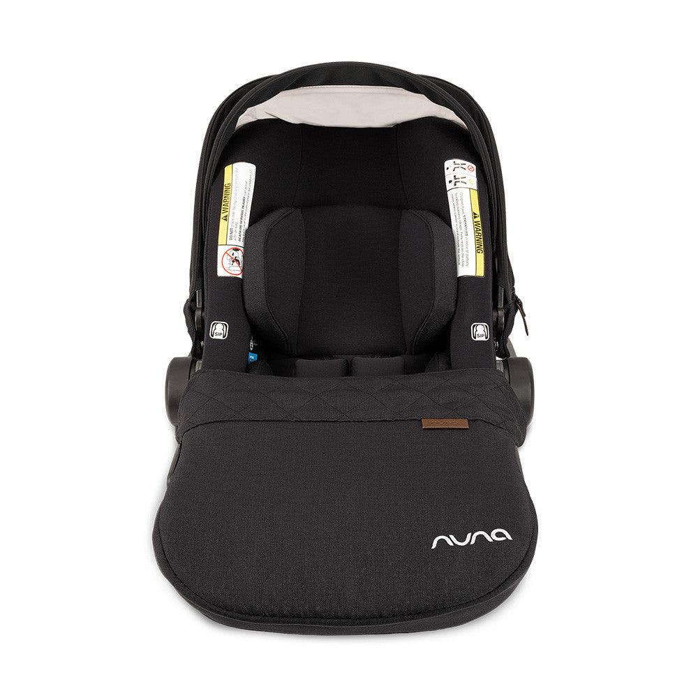 Nuna PIPA Lite RX Footmuff in Caviar - ONLY WORKS PIPA Lite RX- Bambi Baby