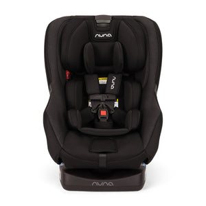 Caviar Black Nuna RAVA Convertible Car Seat - Front View | Bambi Baby