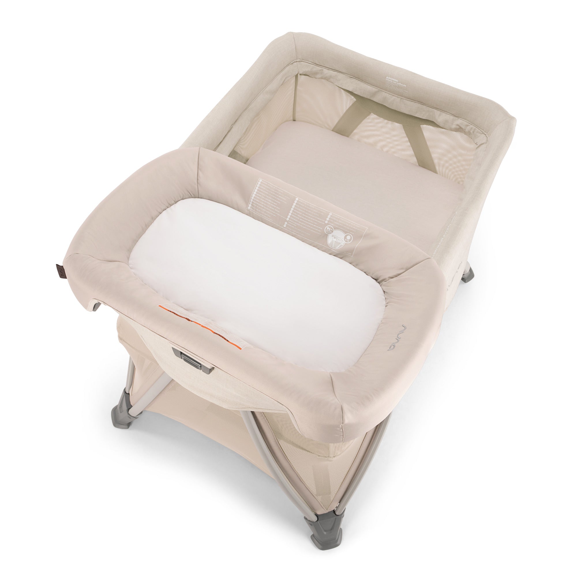 Nuna SENA Aire with New Zip-off Bassinet + Changer- Bambi Baby