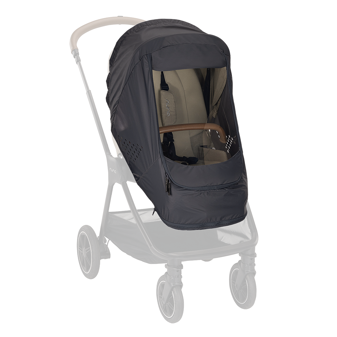 Nuna Stroller Wind Cover in Indigo- Bambi Baby