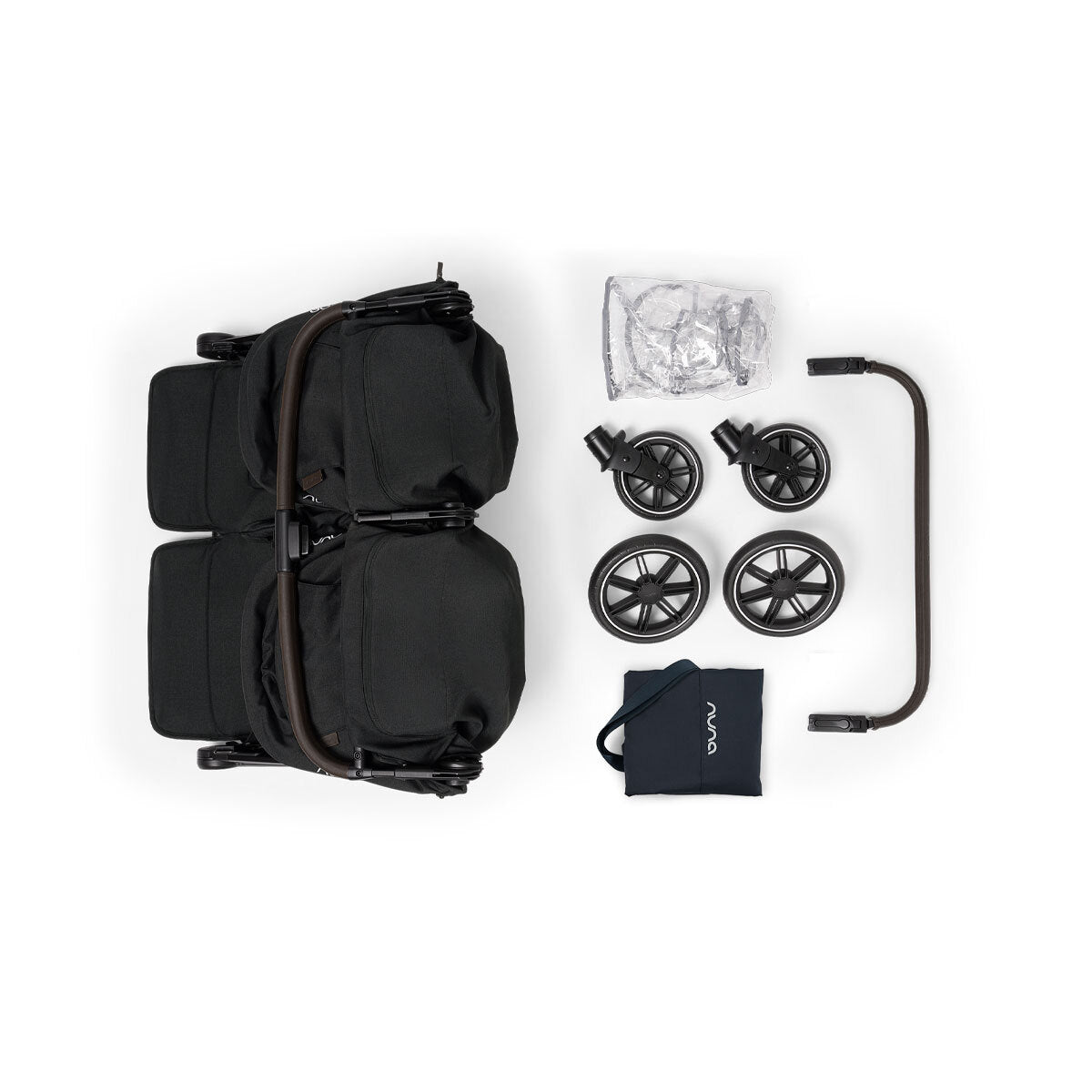 Nuna TRVL Dubl Compact Double Stroller | Bambi Baby
