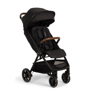 Caviar Nuna TRVL LX Travel Stroller - Side Angle View | Bambi Baby
