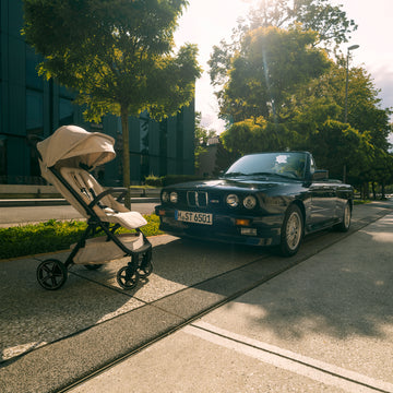 Nuna BMW Collection TRVL LX w TB in Mica