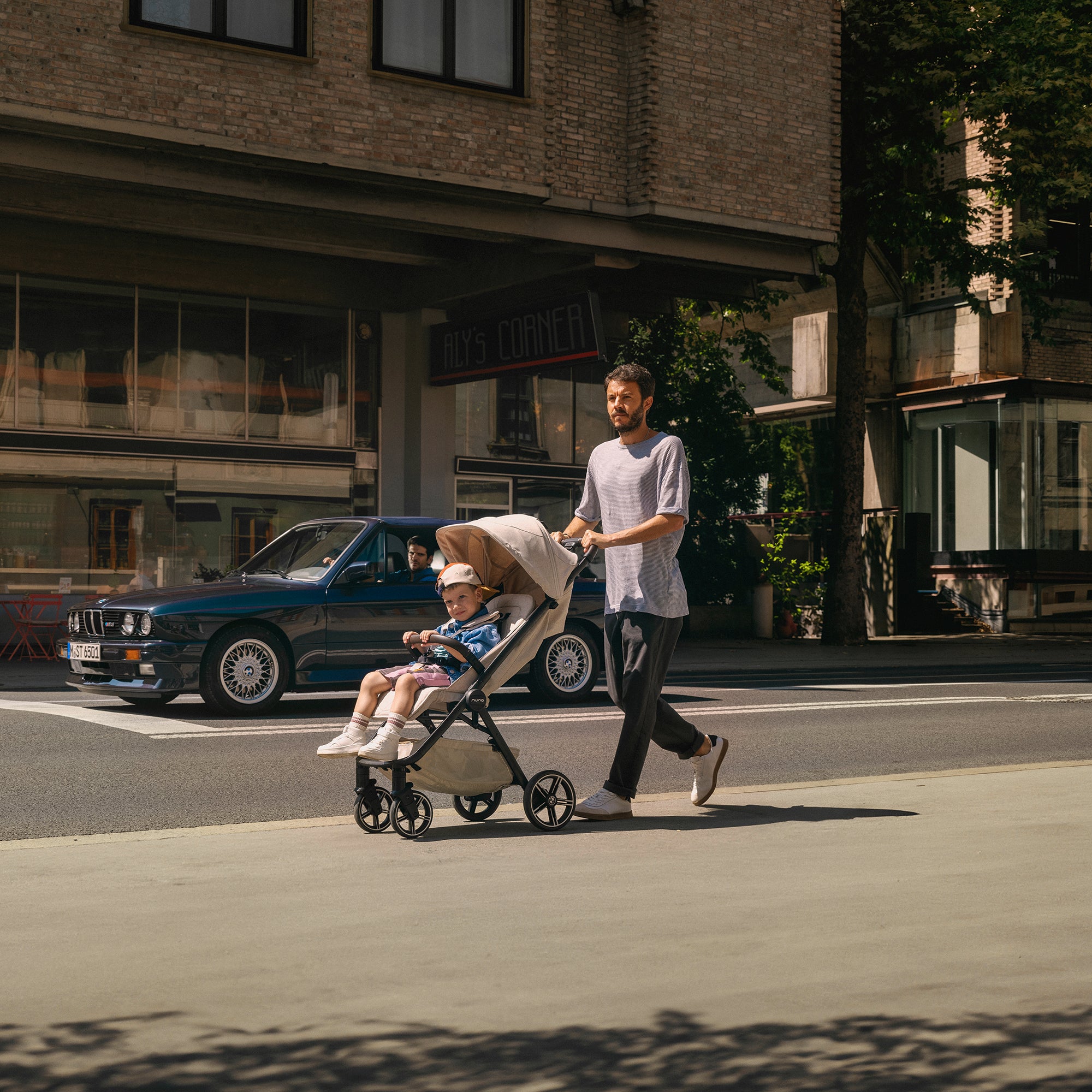 Nuna BMW Collection TRVL LX w TB in Mica- Bambi Baby