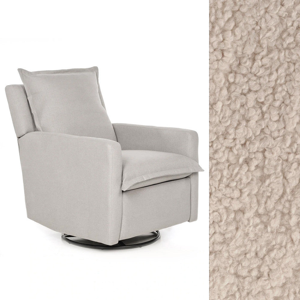 Oilo Flynn Glider in Sheepskin Linen- Bambi Baby