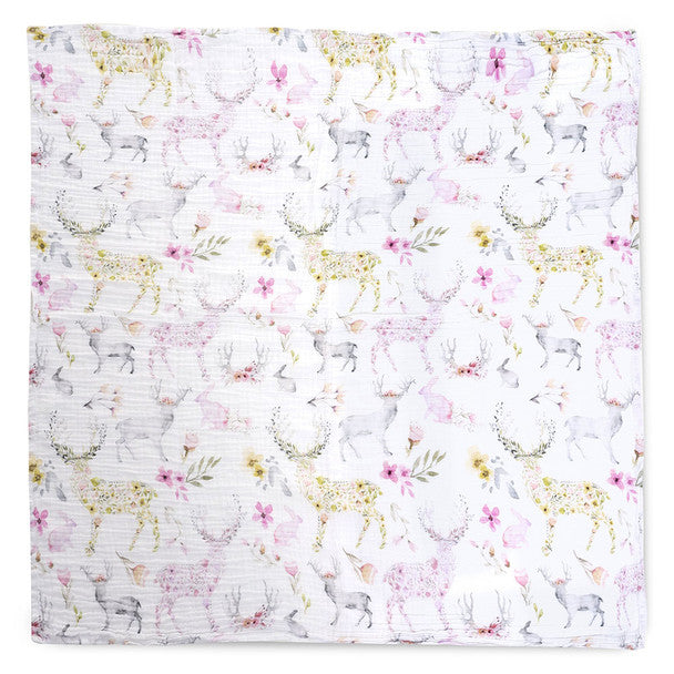 Oilo Fawn Swaddle Blanket- Bambi Baby