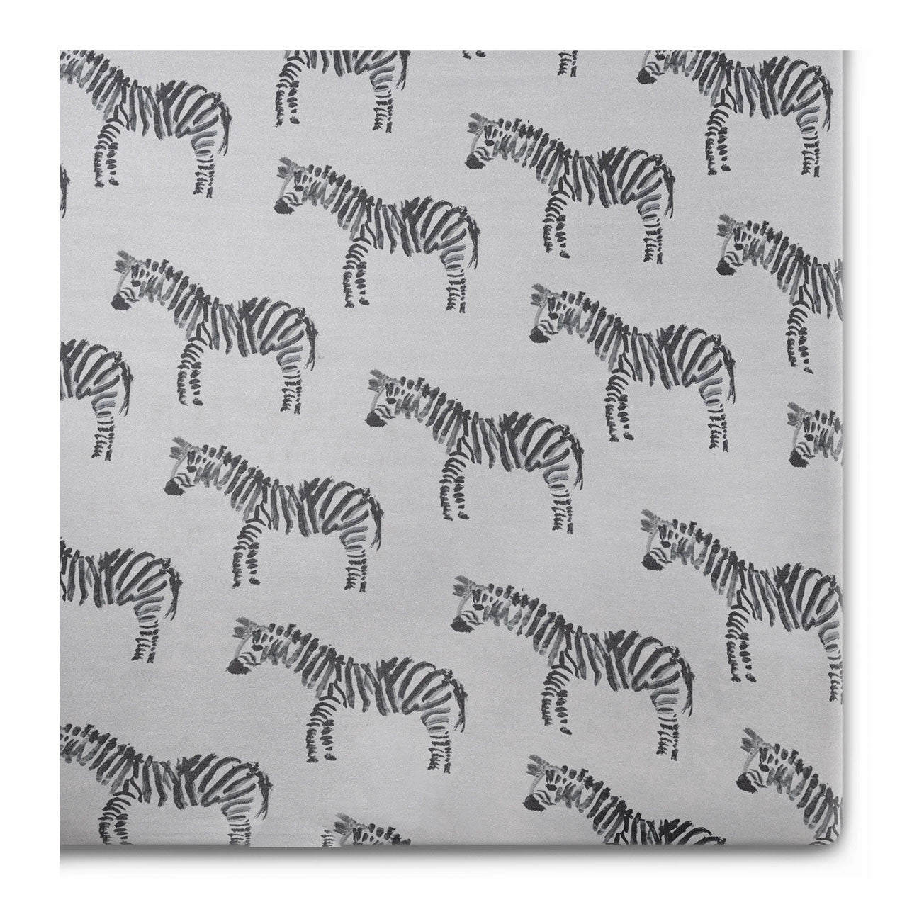 Lençol de berço em jersey de zebra Oilo- Bambi Baby