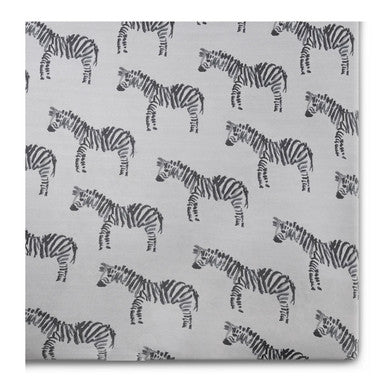 Lençol de berço em jersey de zebra Oilo- Bambi Baby