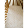 Oilo Fable Crib Sheet- Dainty Floral Organic Jersey - Bambi Baby