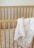 Oilo Organic Crib Sheet - Mallard - Bambi Baby