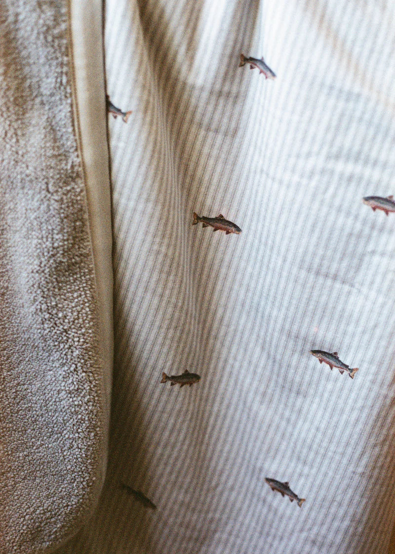 Oilo Cuddle Blanket - Trout- Bambi Baby