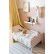 Oilo Fable Blanket- Quilt- Dainty Floral & Eggshell Organic Muslin 45 X 60" - Bambi Baby