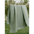 Oilo Fable Blanket- Throw- Sea Moss 4 Way Muslin, Organic 45 X 60" - Bambi Baby