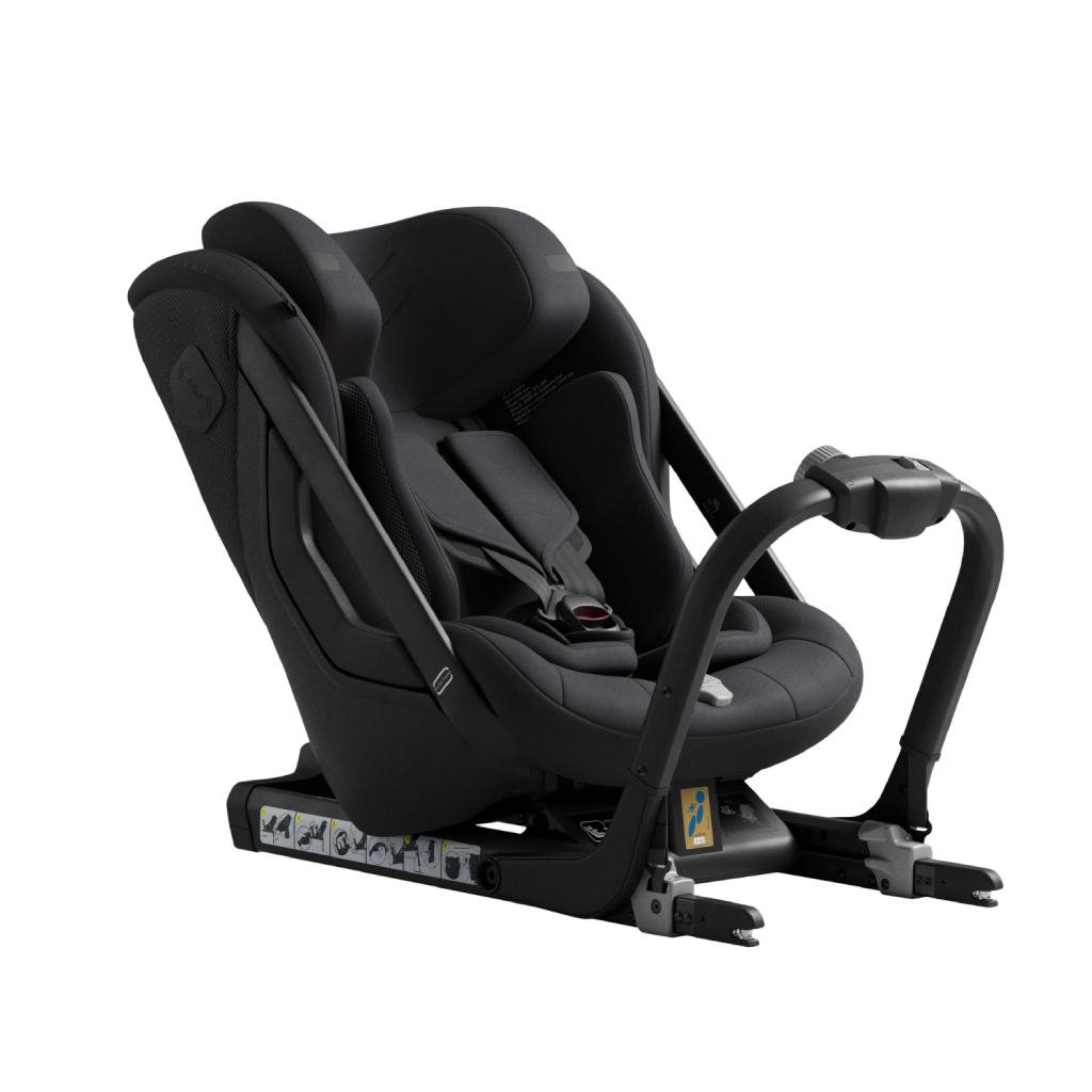 Black Axkid One 3 Convertible Car Seat - Side Profile | Bambi Baby